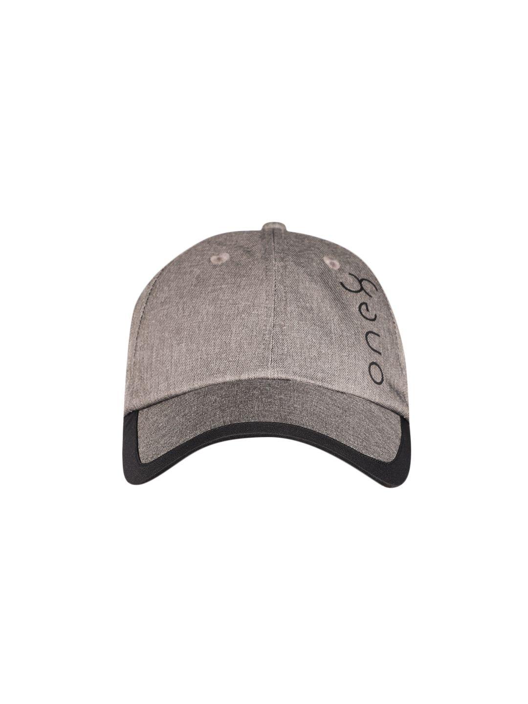 one8 x puma unisex grey brand logo printed snapback cap