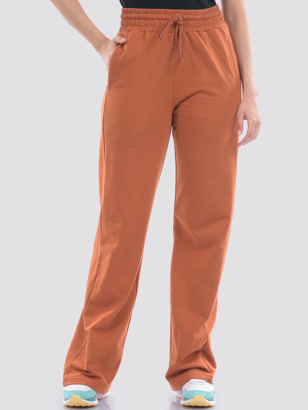 oneway women cotton relaxed fit track pants
