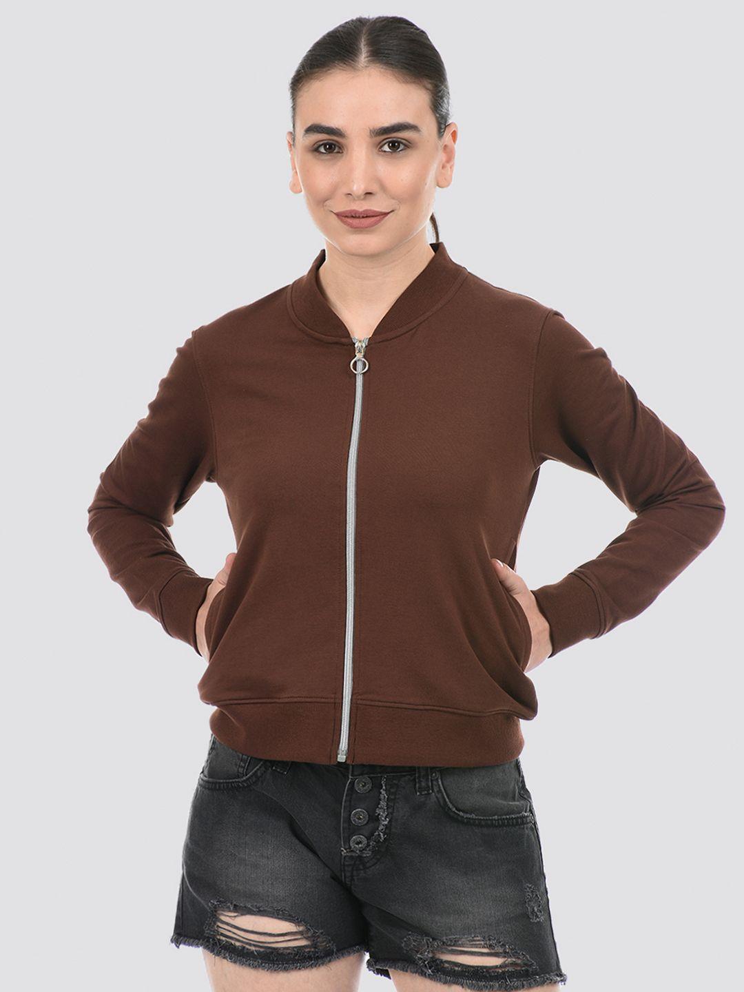 oneway women cotton stand collar bomber jacket