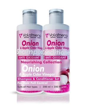 onion apple cider vinegar shampoo & conditioner combo