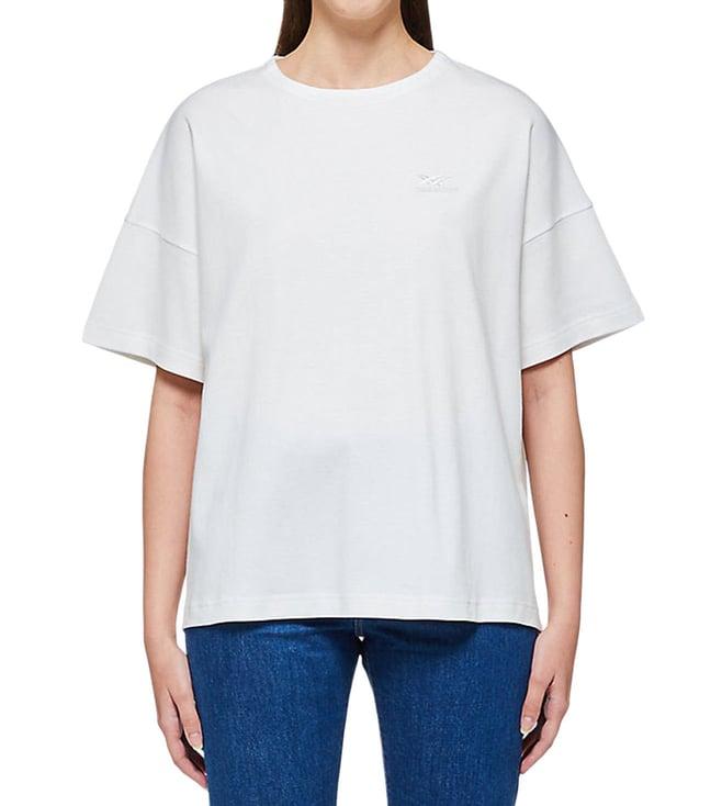 onitsuka tiger real white regular fit t-shirt