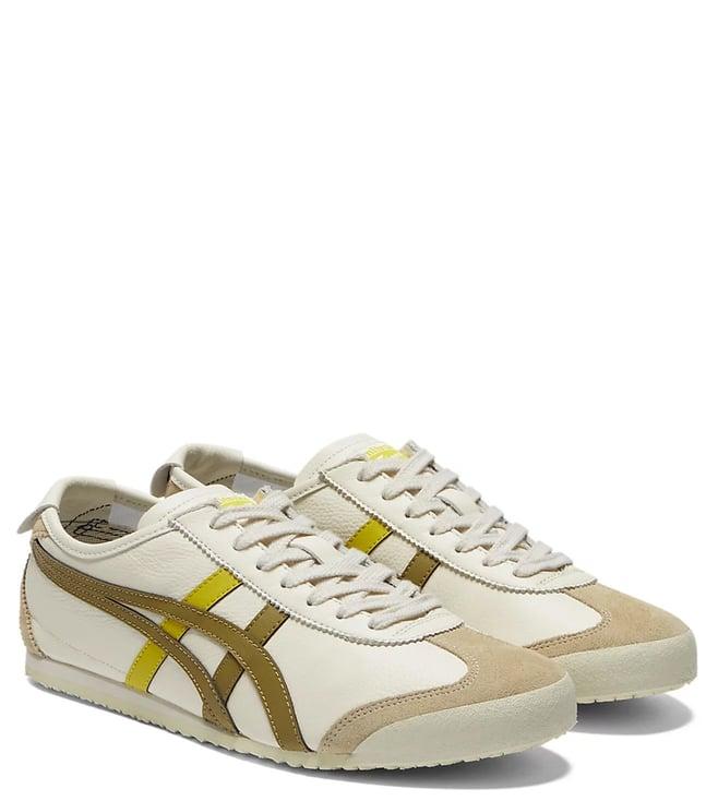 onitsuka tiger unisex mexico 66 cream & rover sneakers