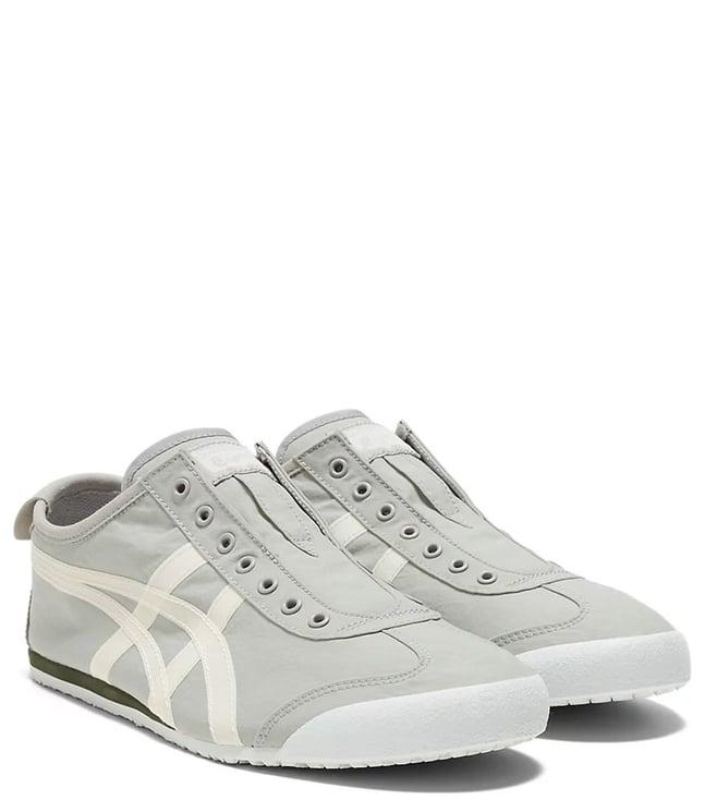 onitsuka tiger unisex mexico 66 oyster grey & white sneakers