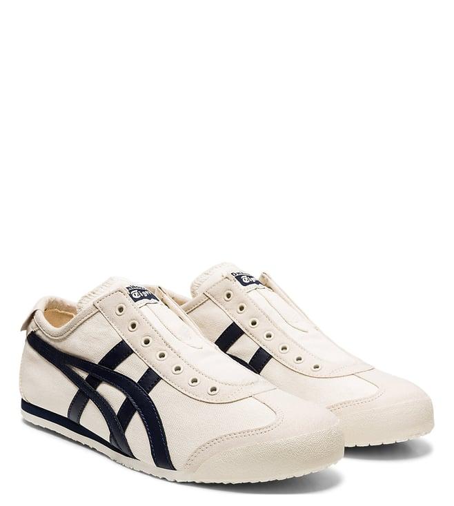 onitsuka tiger unisex mexico 66 slip-on birch & midnight sneakers