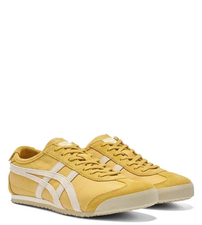 onitsuka tiger unisex mexico 66 vin yellow sneakers