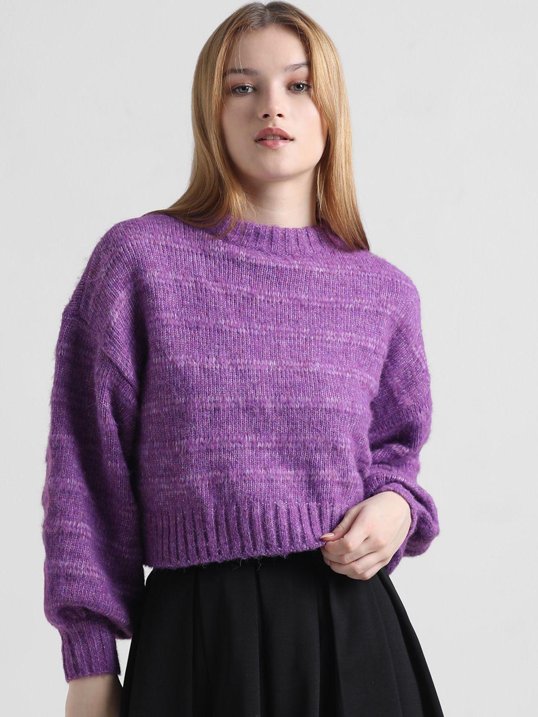 only cable knit crop pullover
