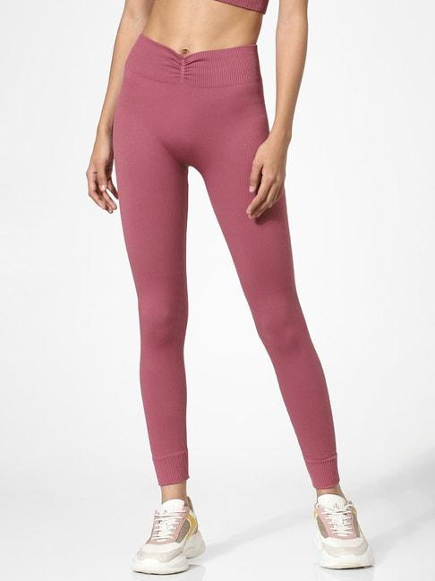 only dusty pink slim fit tights