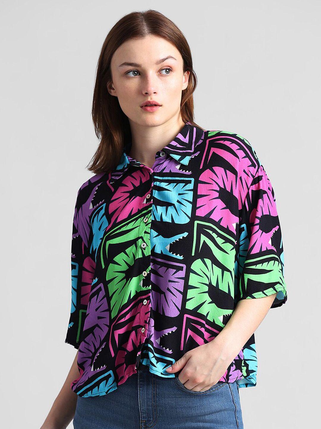 only floral opaque printed casual shirt