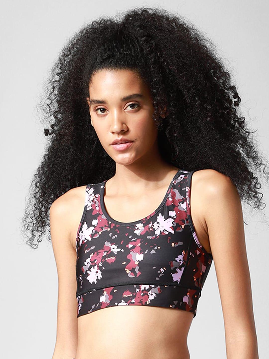 only floral printed sports bra 1677840003