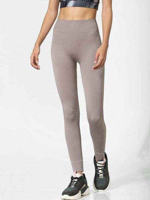 only grey slim fit tights