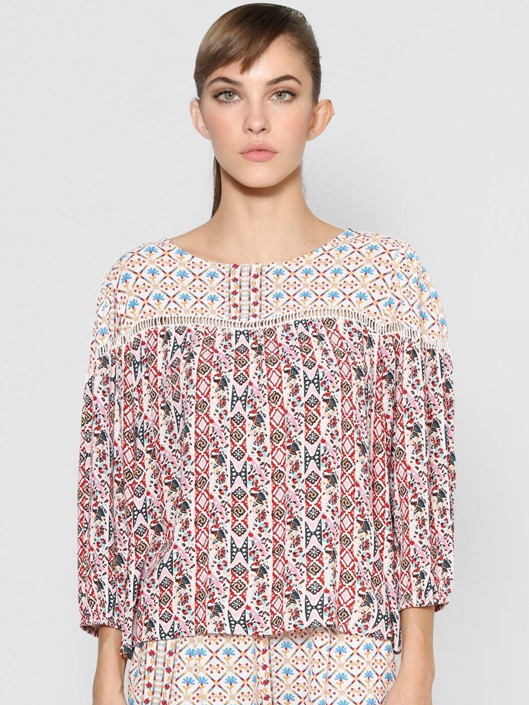 only multicoloured floral top