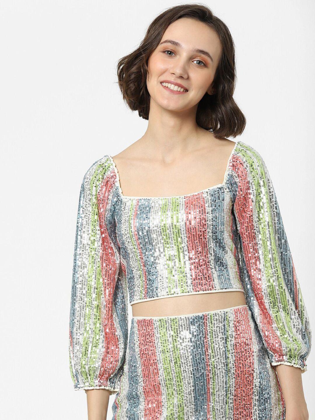 only multicoloured print top