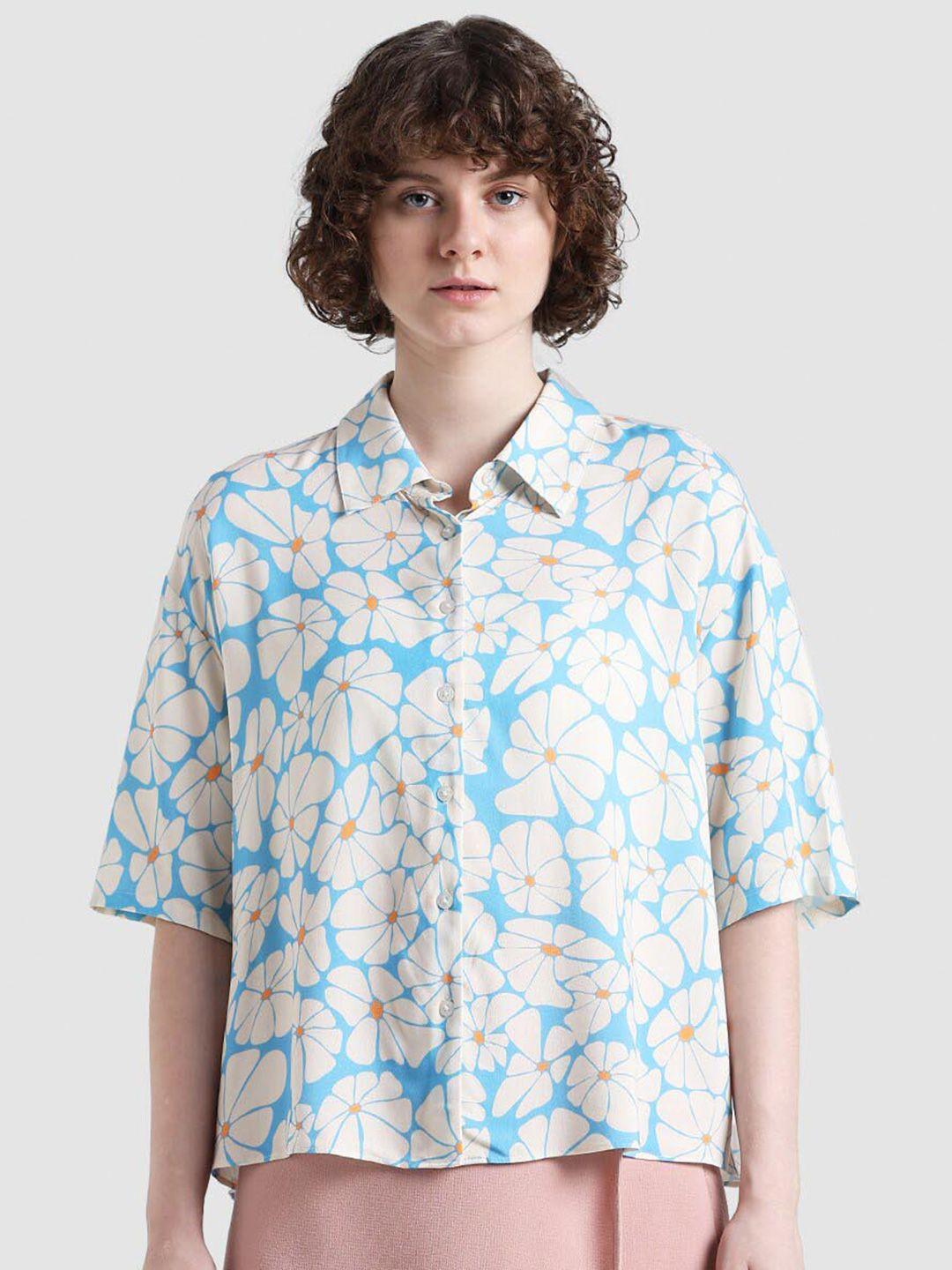 only onlambyss floral printed casual shirt
