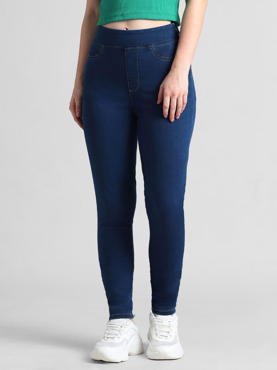 only onlmania royal skinny fit washed denim jeggings
