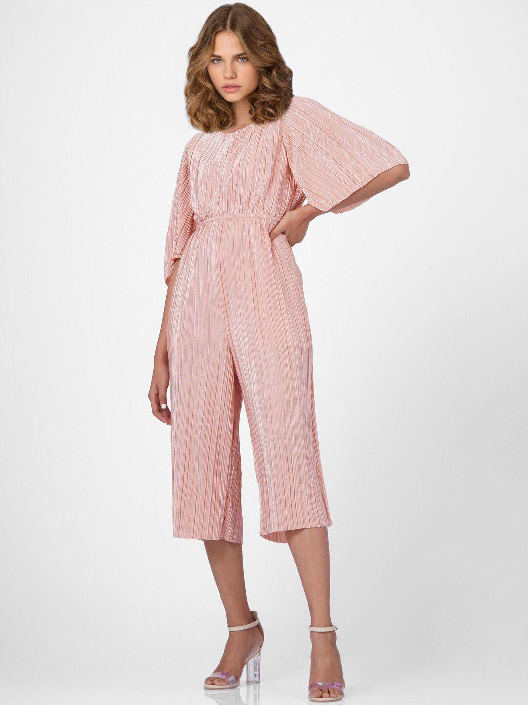 only pink culotte jumpsuit