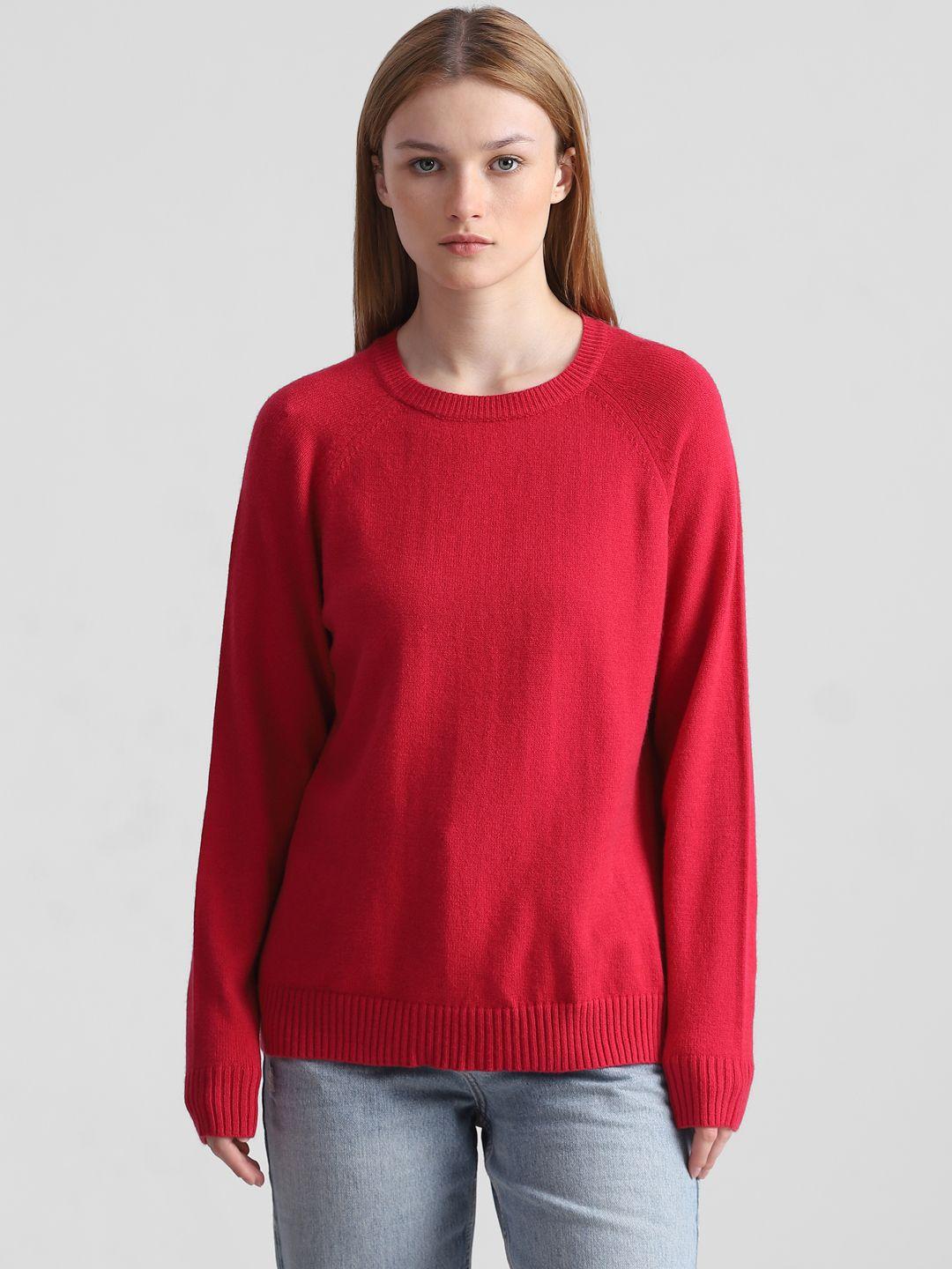 only round neck long sleeves pullover
