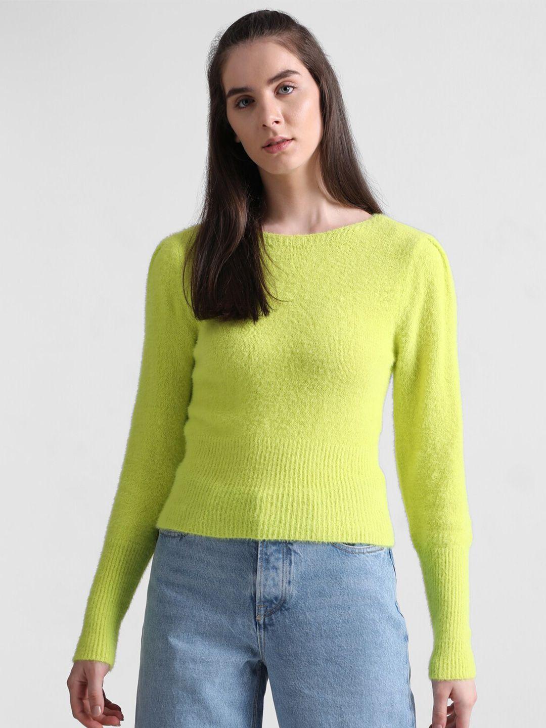only round neck pullover sweater