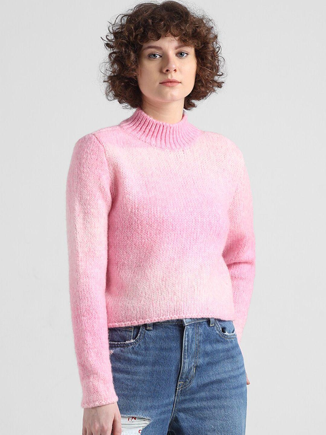 only self design cable knit acrylic pullover