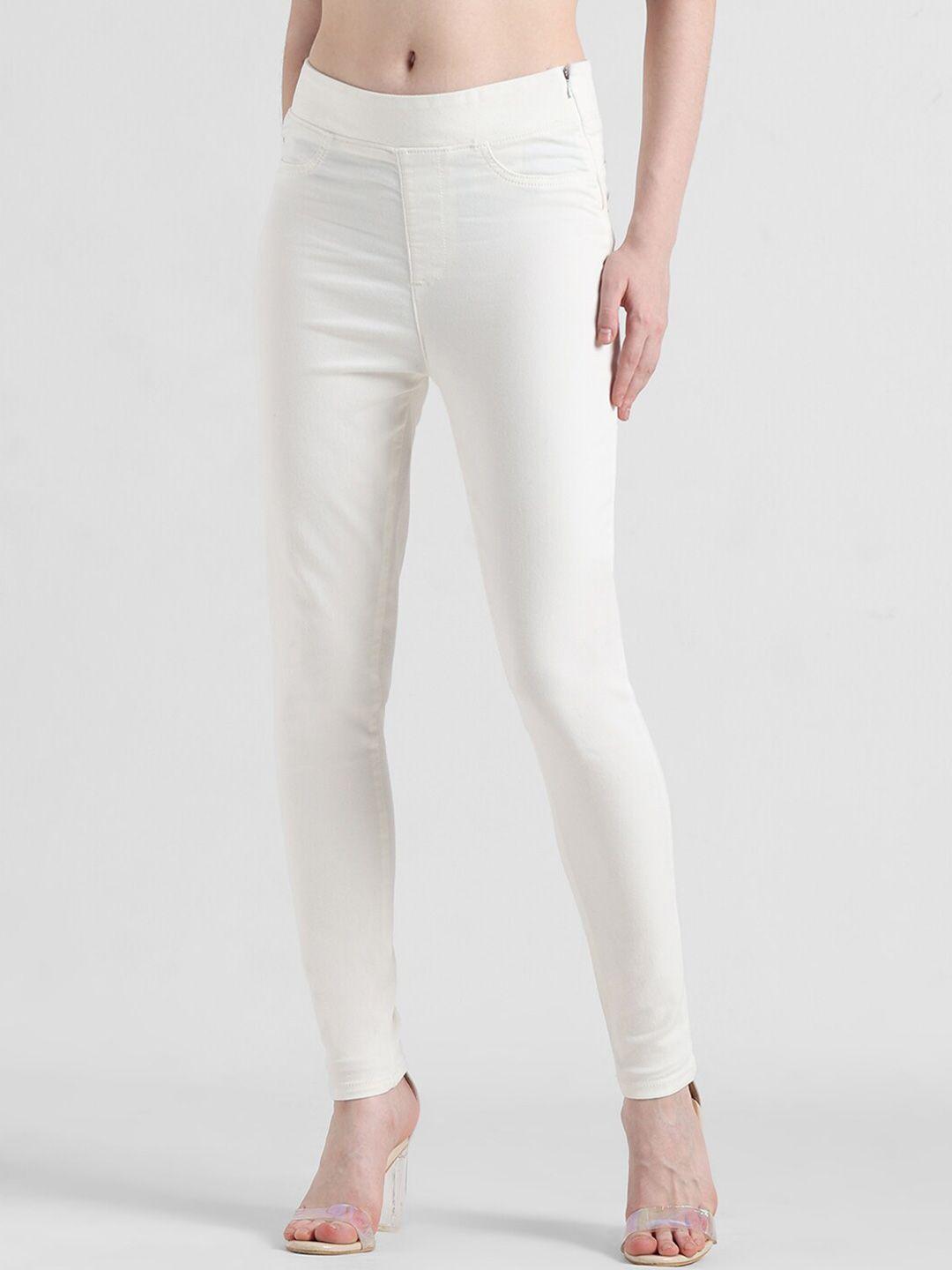 only skinny fit mid-rise jeggings