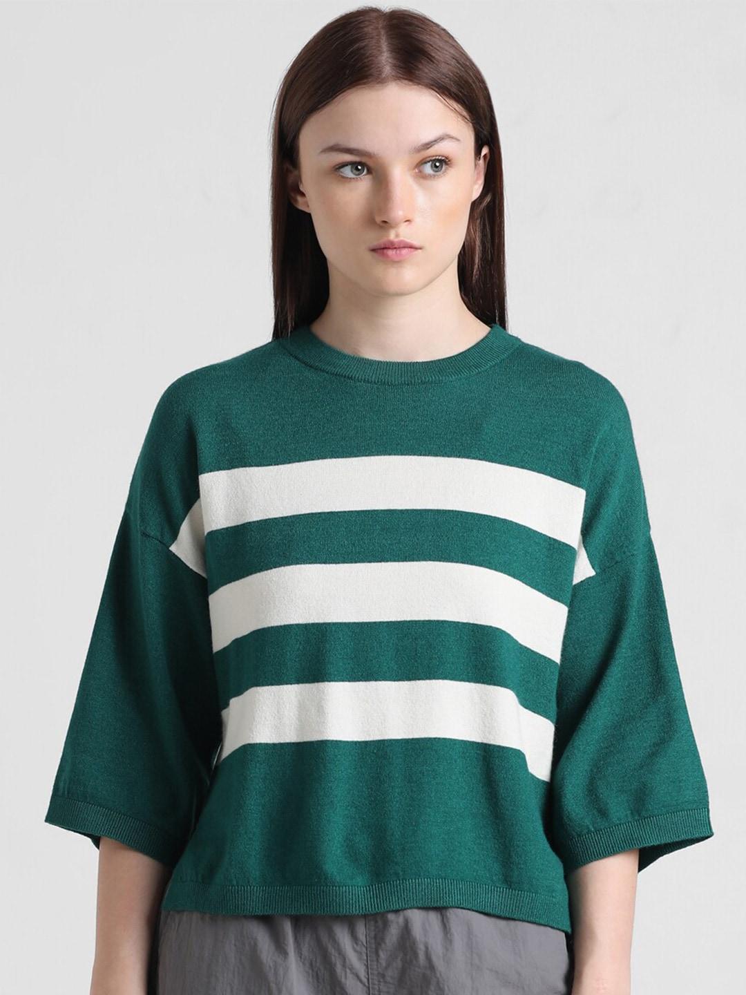 only striped pullover