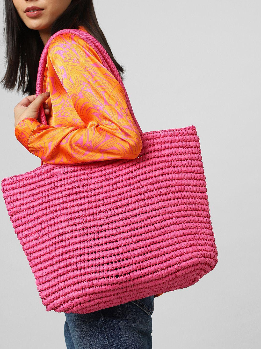 only textured oversized shopper tote bag