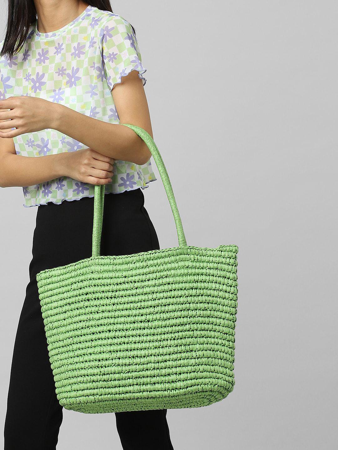 only textured oversized shopper tote bag