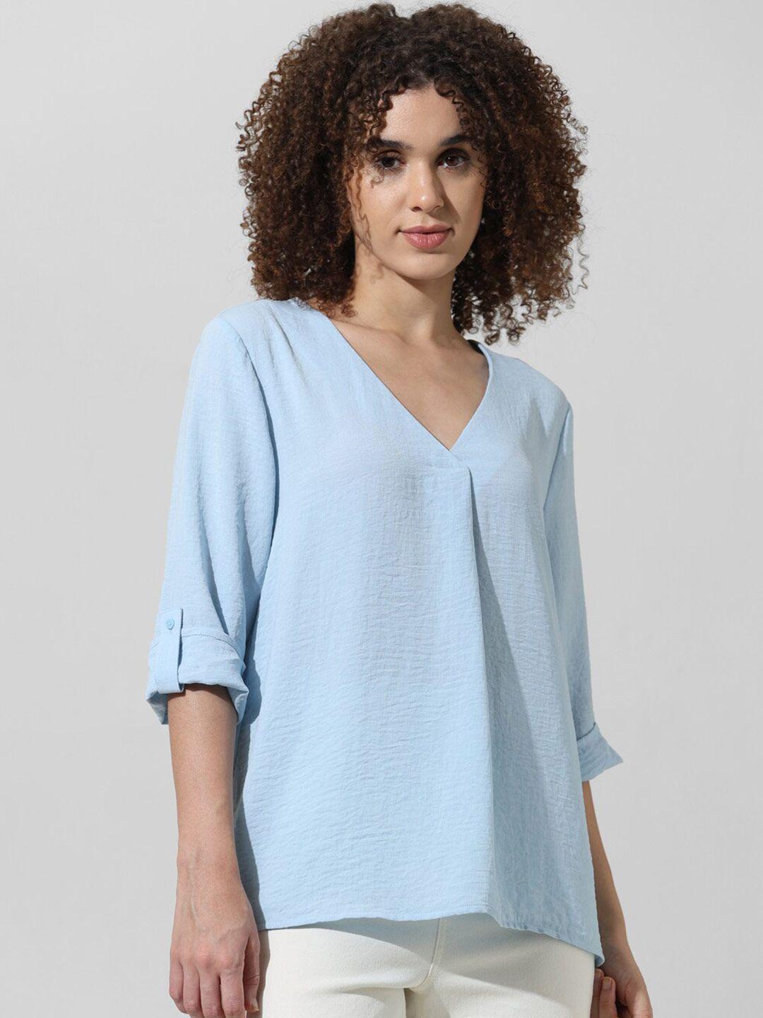 only v-neck opaque top