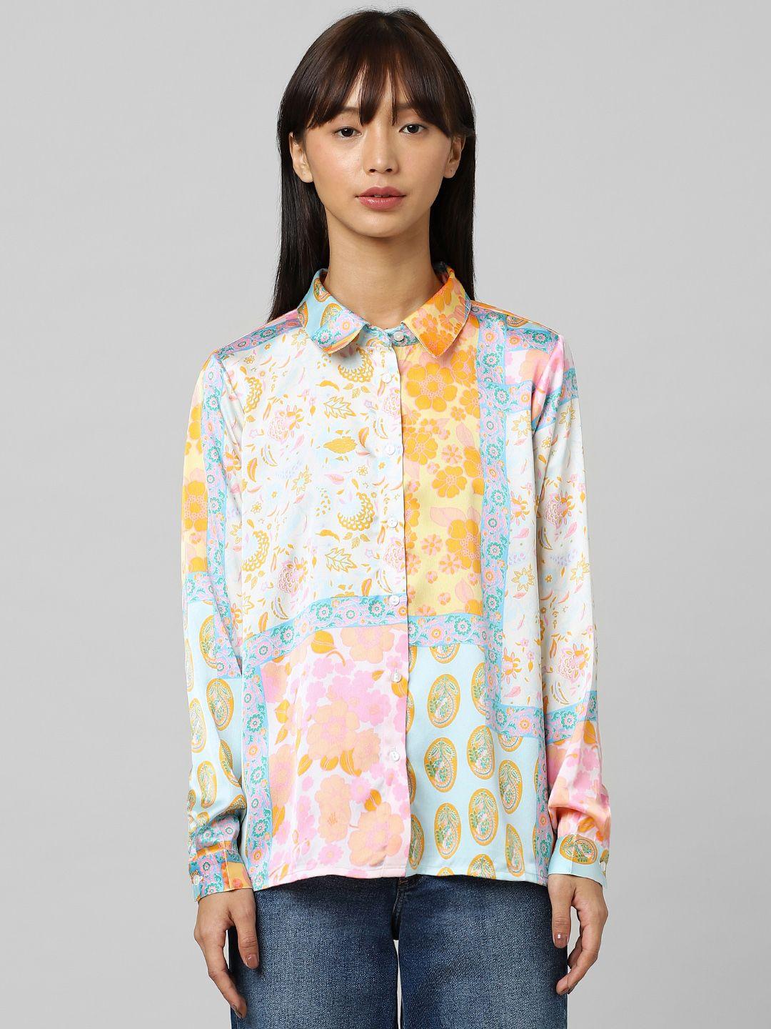 only women floral printed casual shirt