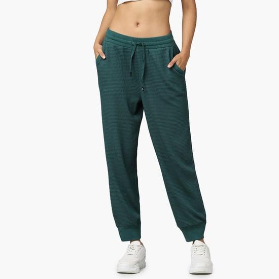 only women textured joggers
