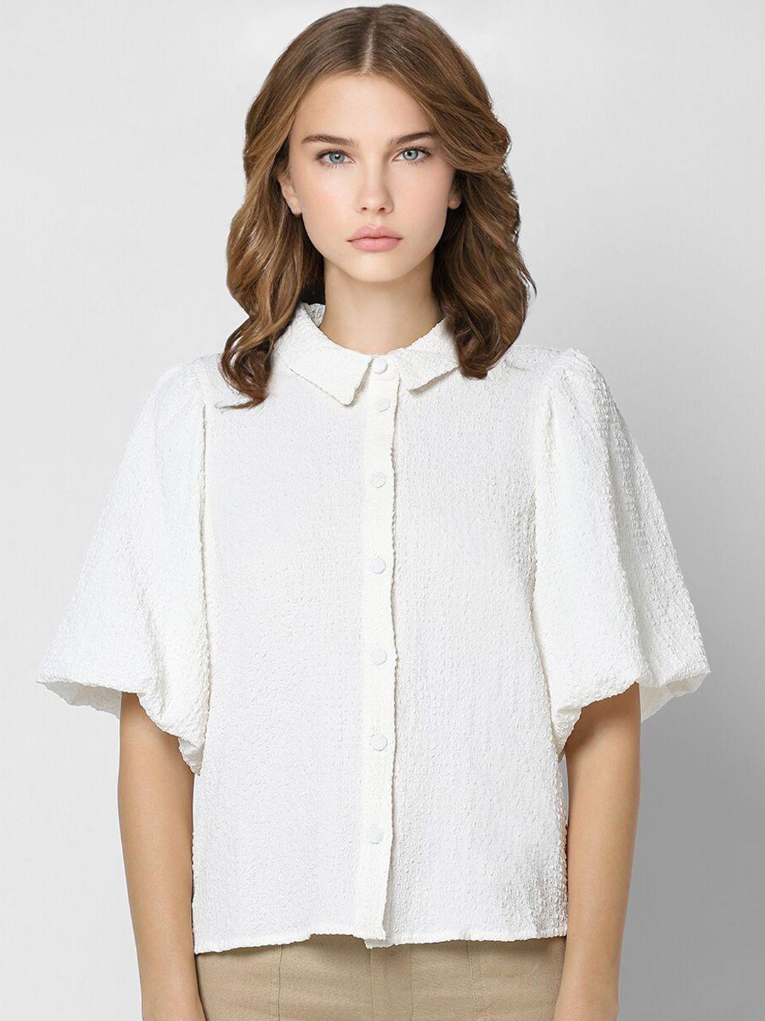 only women white  casual shirt