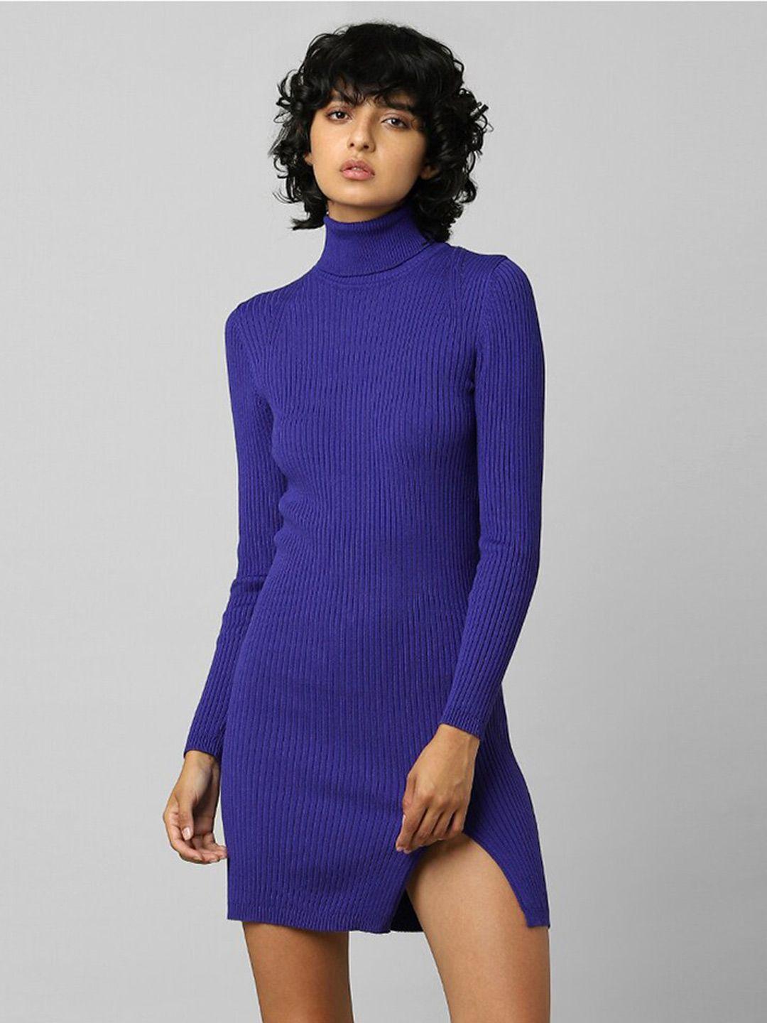 only  women blue jumper dress