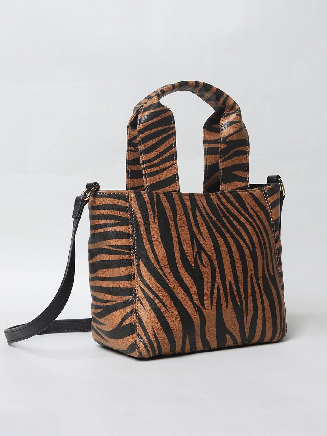 only animal printed bucket handheld bag