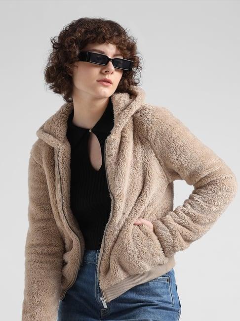 only beige relaxed fit jacket