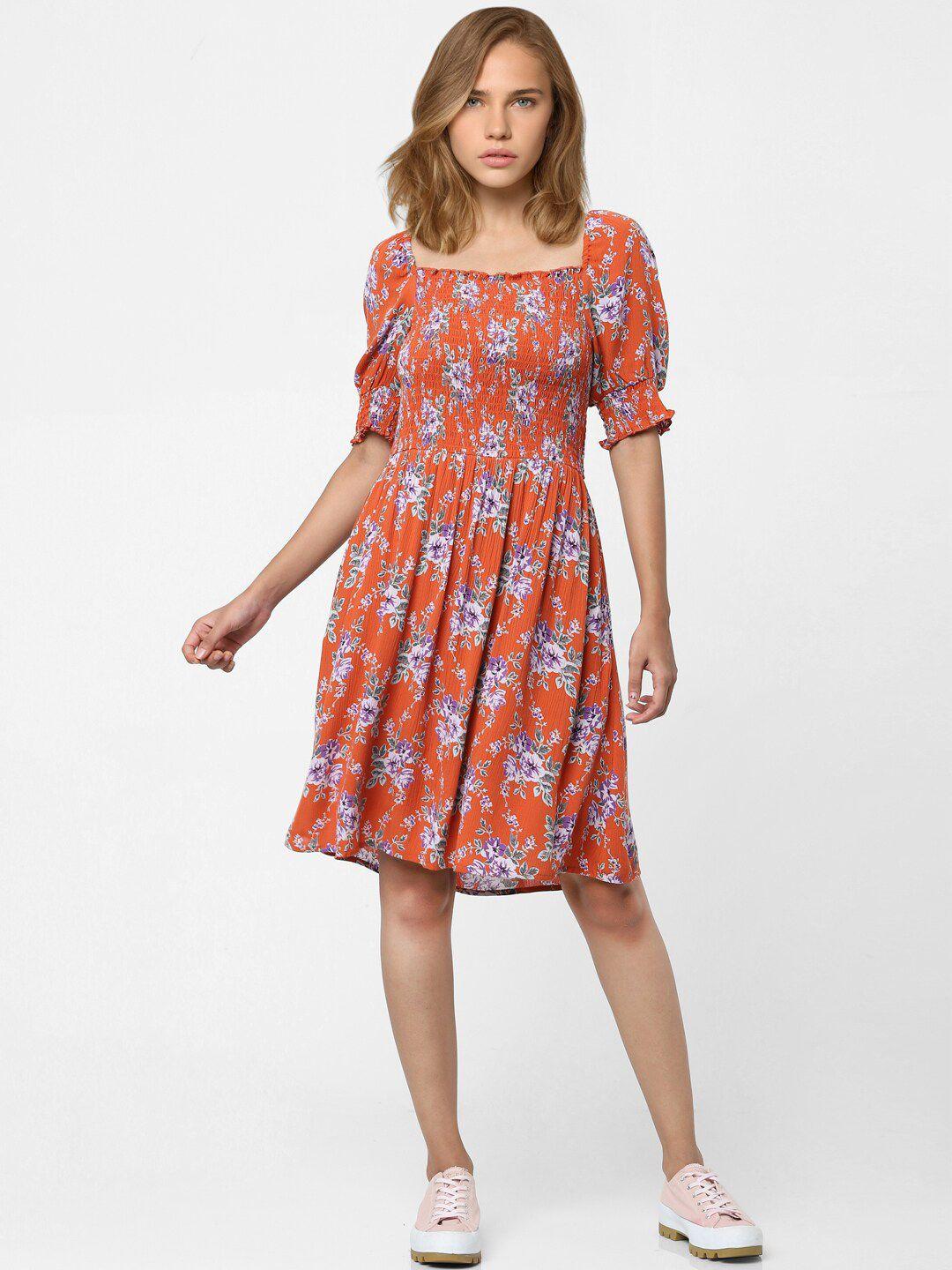 only brown floral dress