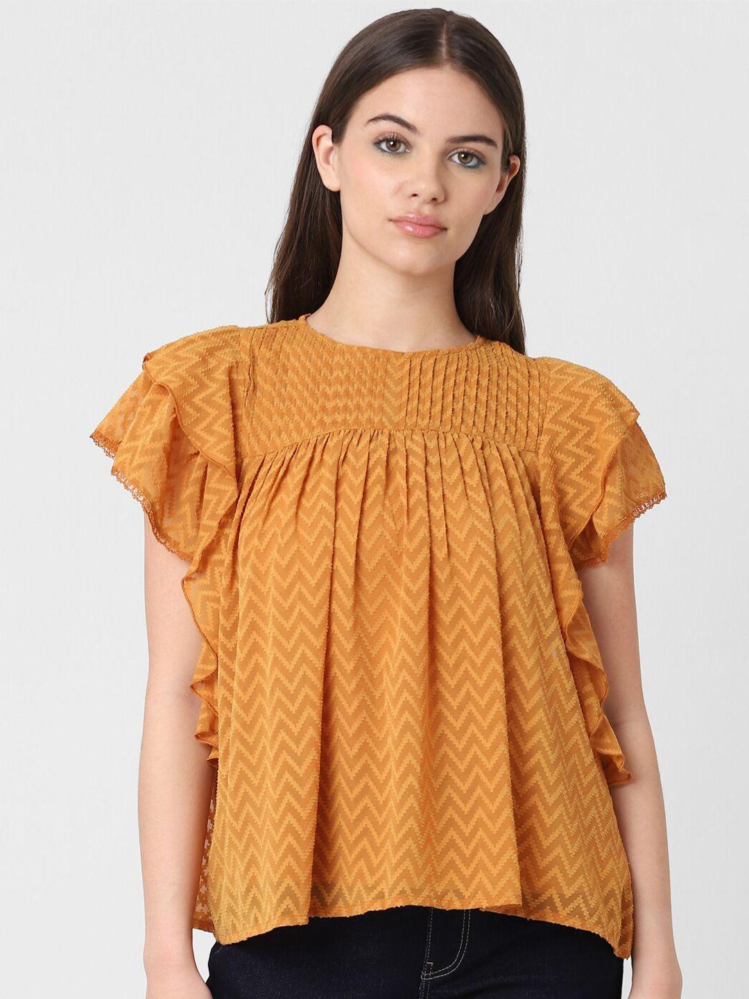 only flutter sleeves lace detail top