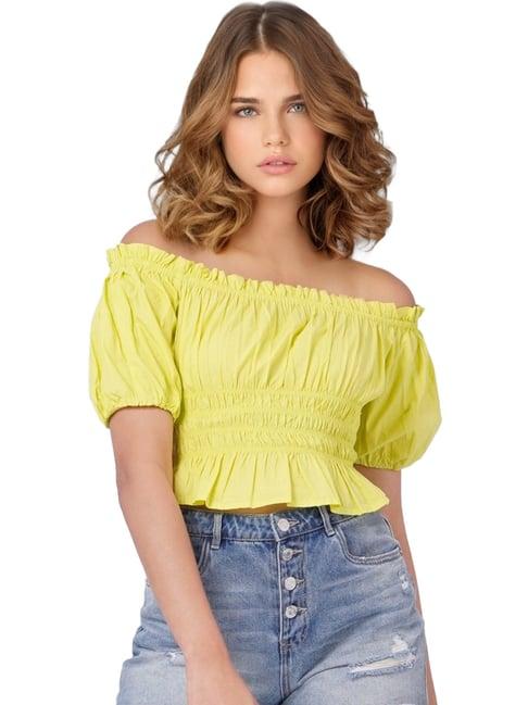 only green cotton top