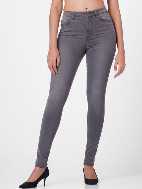 only grey skinny fit jeans