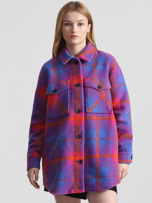 only multicolor checks jacket