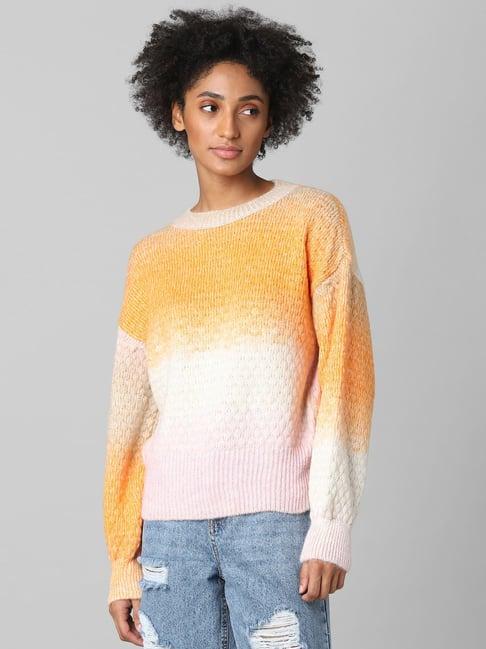 only multicolor relaxed fit pullover