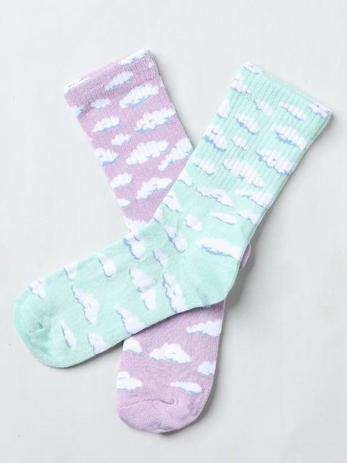 only multicolor socks - pack of 2