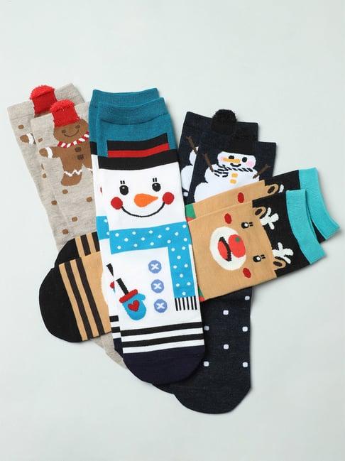 only multicolor socks - pack of 4