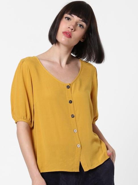 only mustard regular fit top