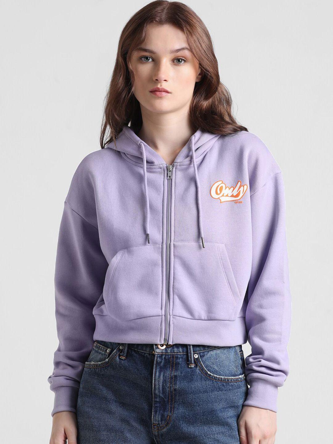 only onlswift hooded front-open sweatshirt