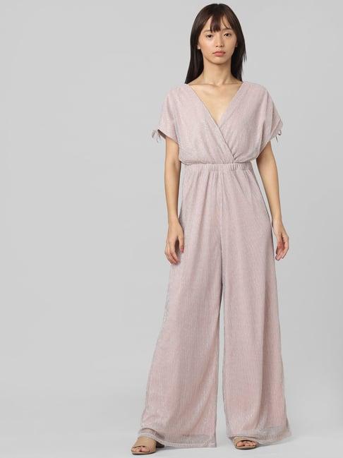 only pink maxi jumpsuit