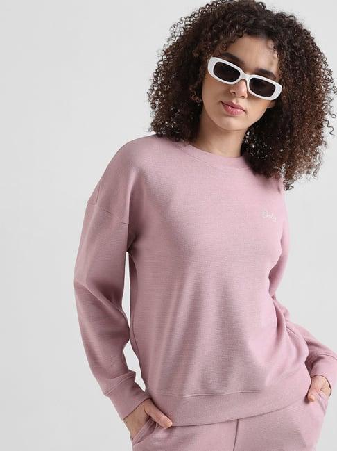 only pink regular fit sweatshirt