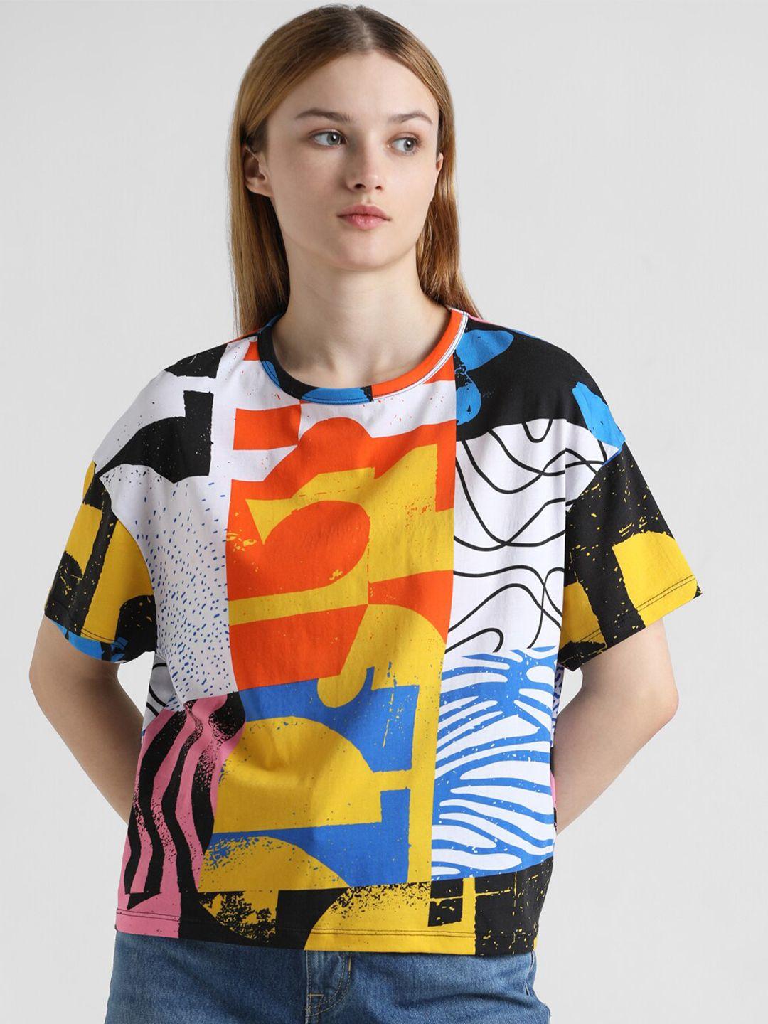 only printed pockets boxy t-shirt