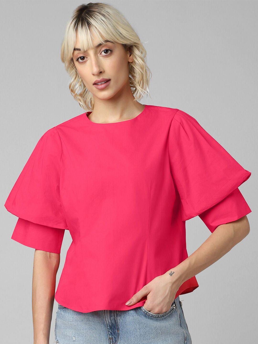 only puff sleeves cotton top