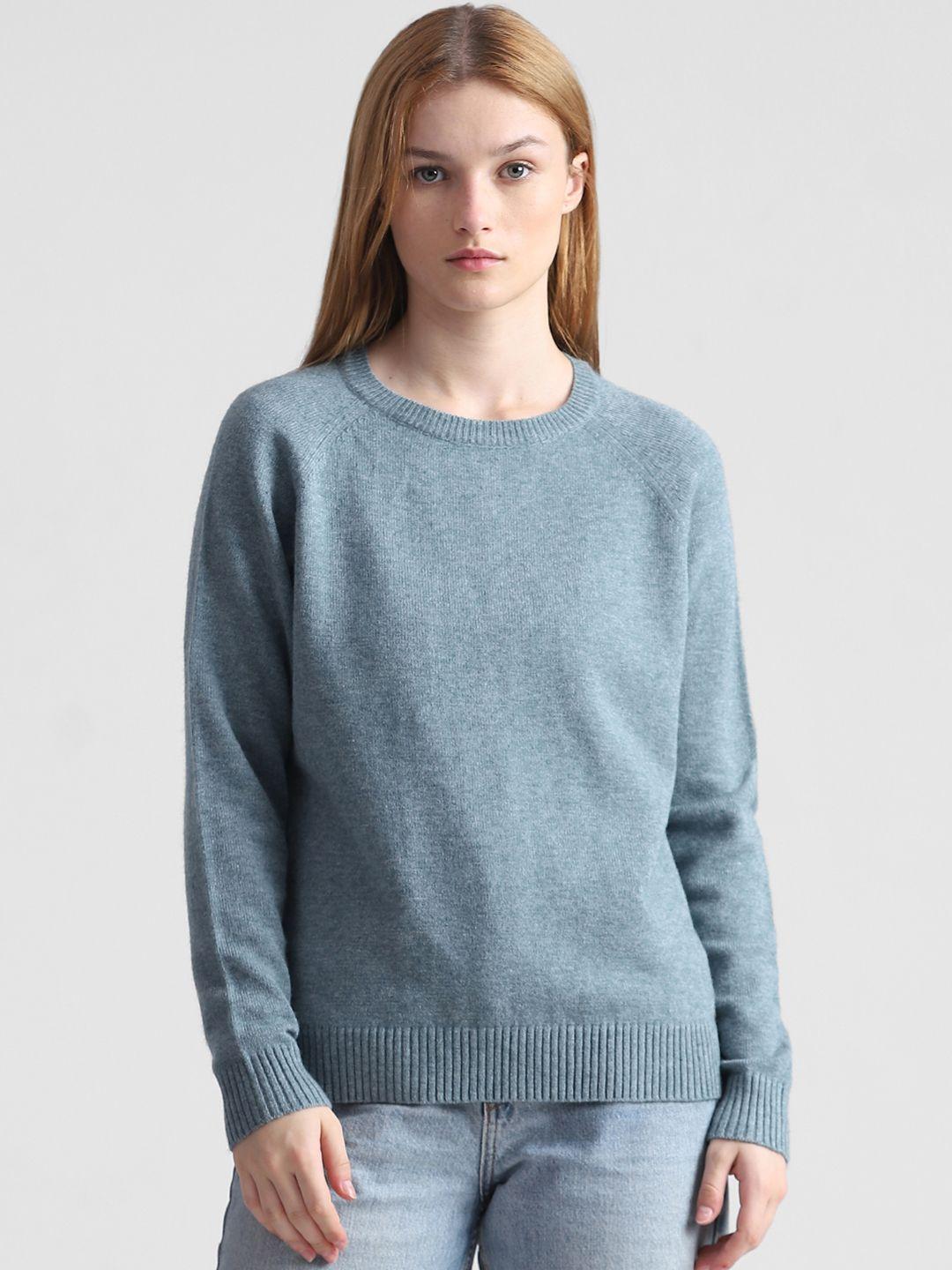 only round neck long sleeves pullover