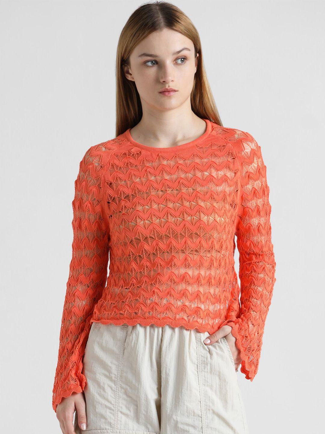 only self design cable knit cotton pullover