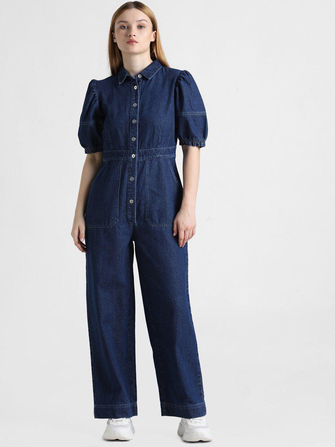 only short sleeves basic jumpsuit